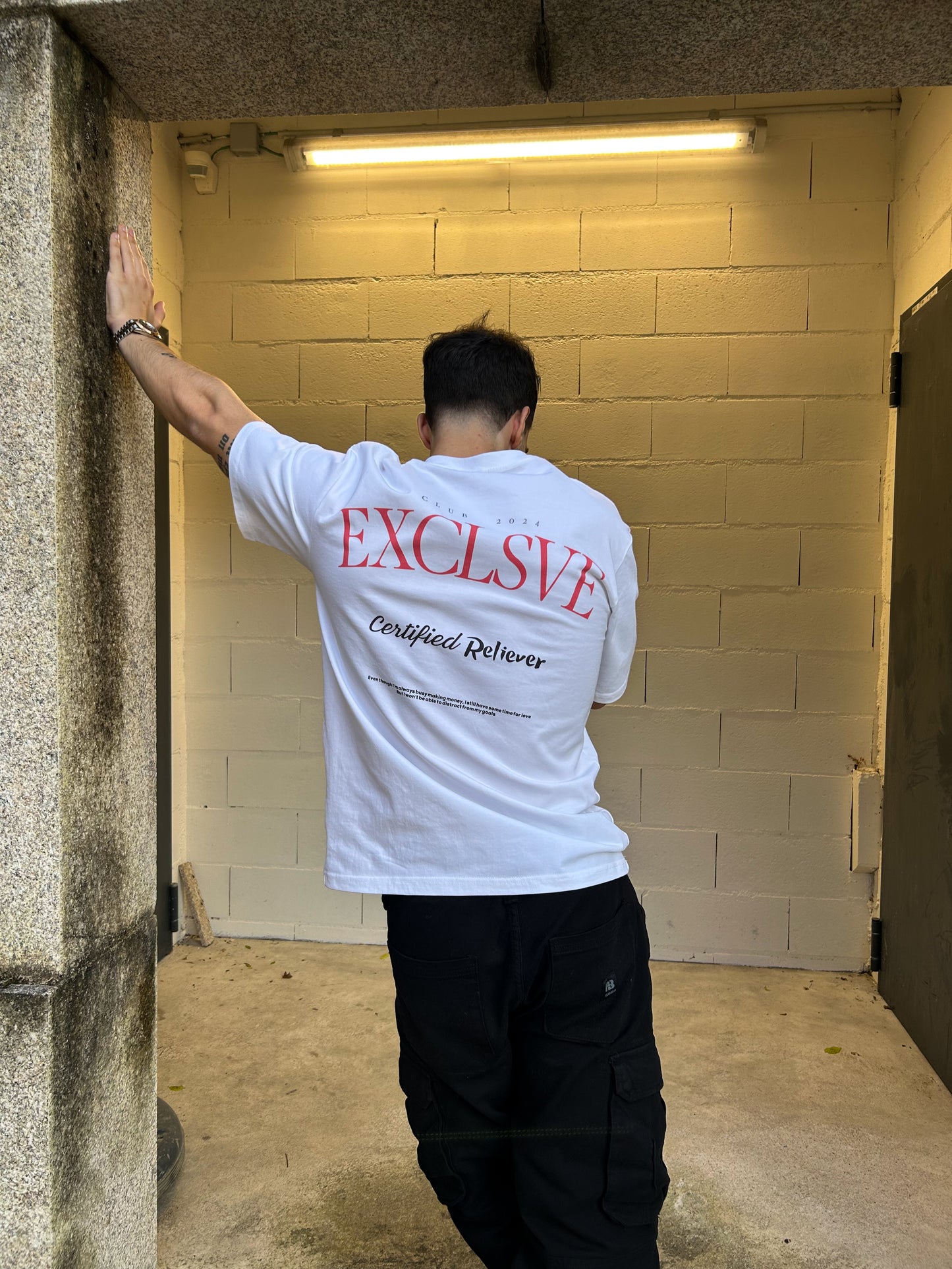 Certified Reliever White Tee